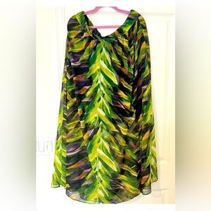 Long SKIRT Maxi Style with front slit in size 18/20.